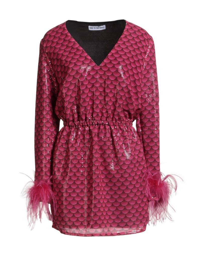 FACE TO FACE STYLE Mini-kleid Damen Magenta von FACE TO FACE STYLE