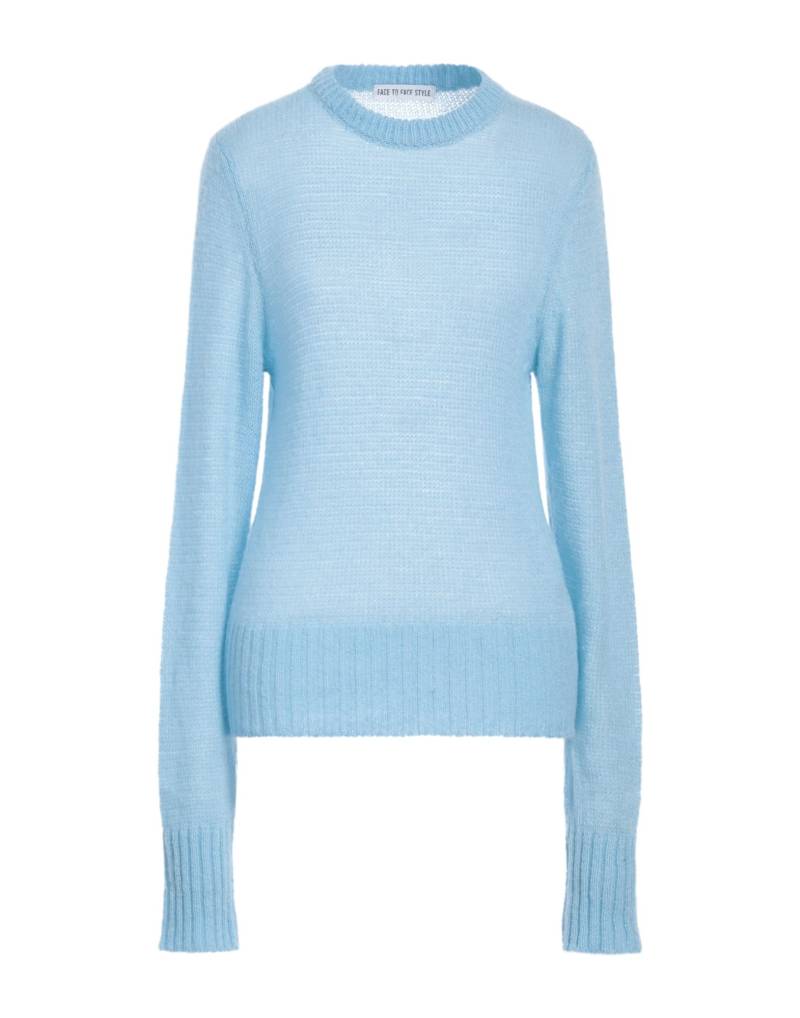 FACE TO FACE STYLE Pullover Damen Tūrkis von FACE TO FACE STYLE