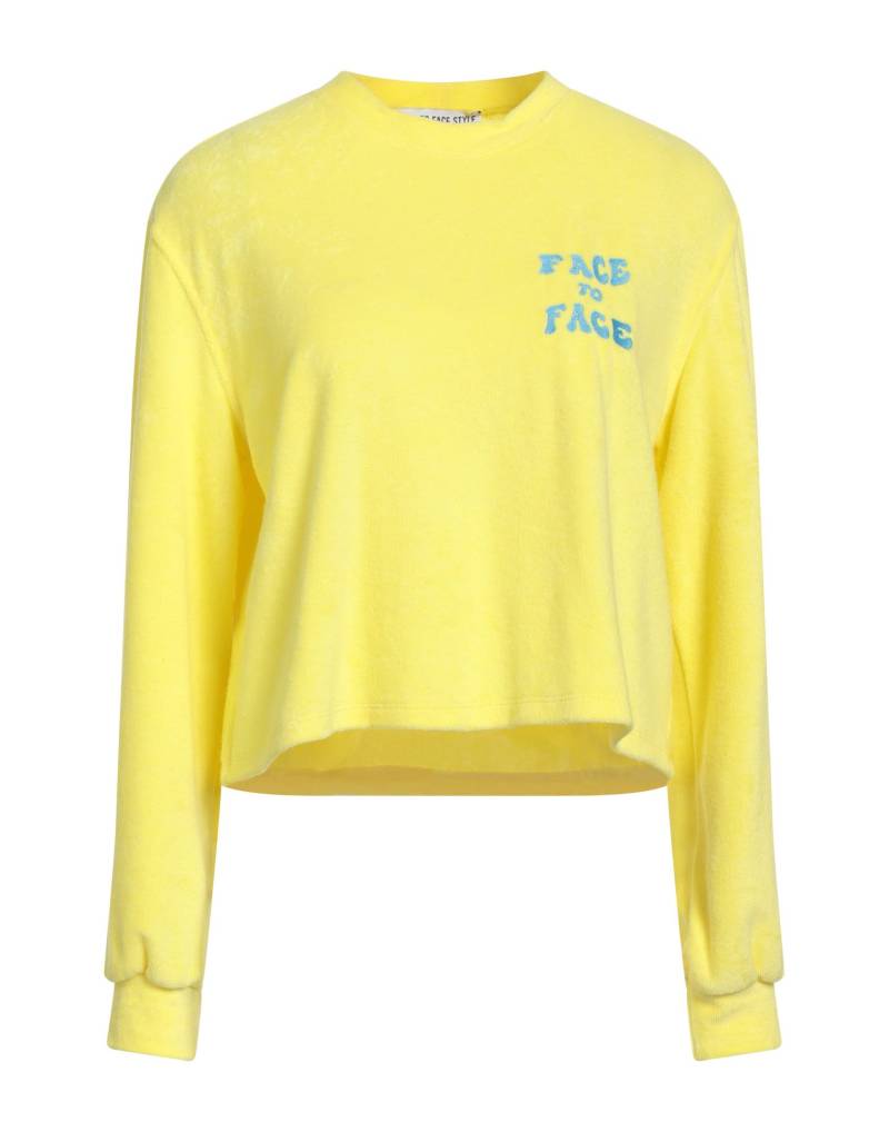 FACE TO FACE STYLE T-shirts Damen Gelb von FACE TO FACE STYLE