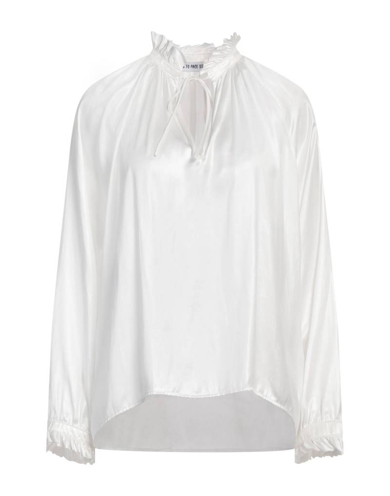 FACE TO FACE STYLE Top Damen Weiß von FACE TO FACE STYLE