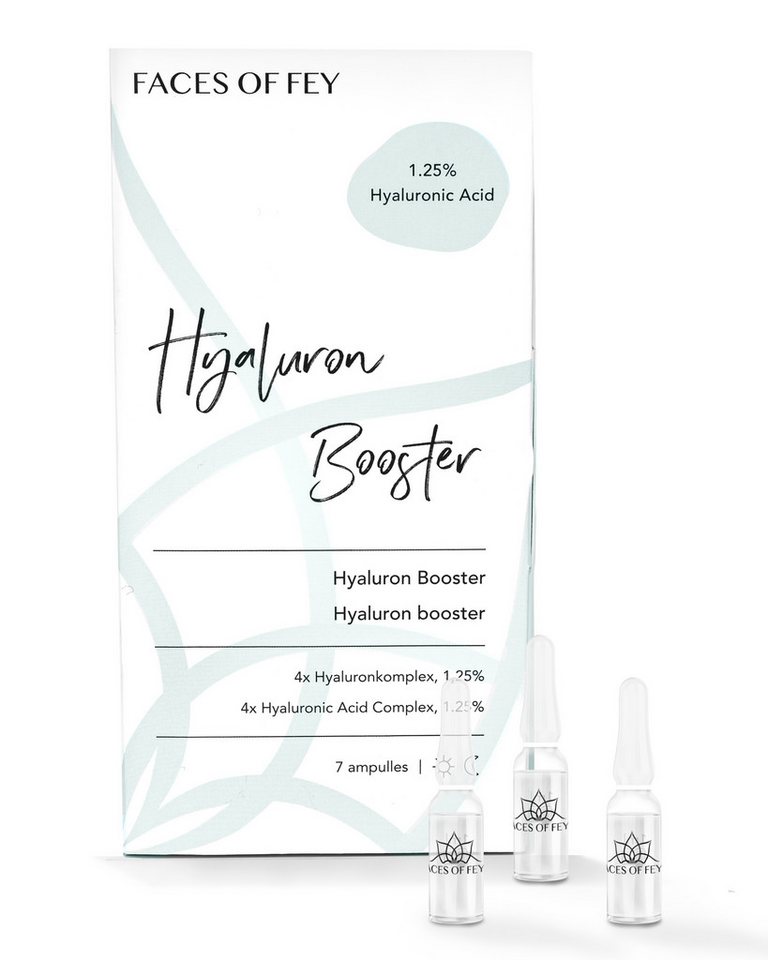 FACES OF FEY Hyaluron Serum 1,25% Hyaluron Booster, 7-tlg. von FACES OF FEY