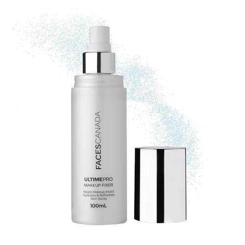 FACES CANADA Ultime Pro Makeup Fixer, 100ml Long Lasting Makeup Setting Spray Keeps Makeup Intact Hydrate, Soothes & Refreshes Skin Hyaluronsäure & Vitamin E Enriched No Alcohol von FACESCANADA