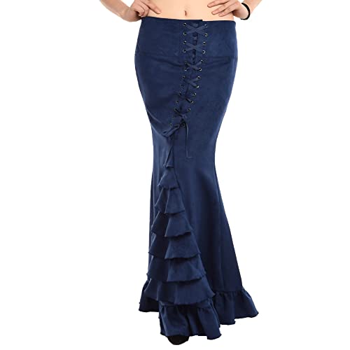 Steampunk Rock Gothic viktorianischer Mittelalter Rüschenrock Kostüm von FAD-4U