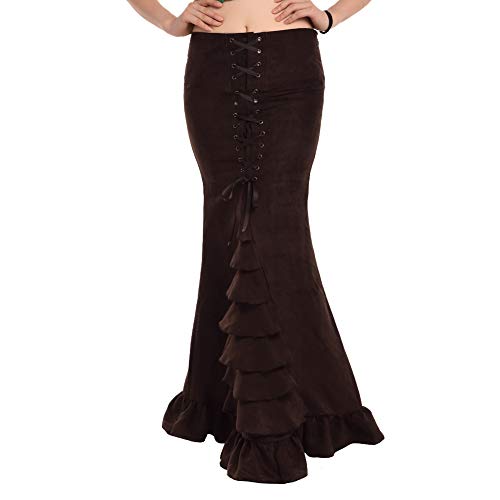 Steampunk Rock Gothic viktorianischer Mittelalter Rüschenrock Kostüm von FAD-4U