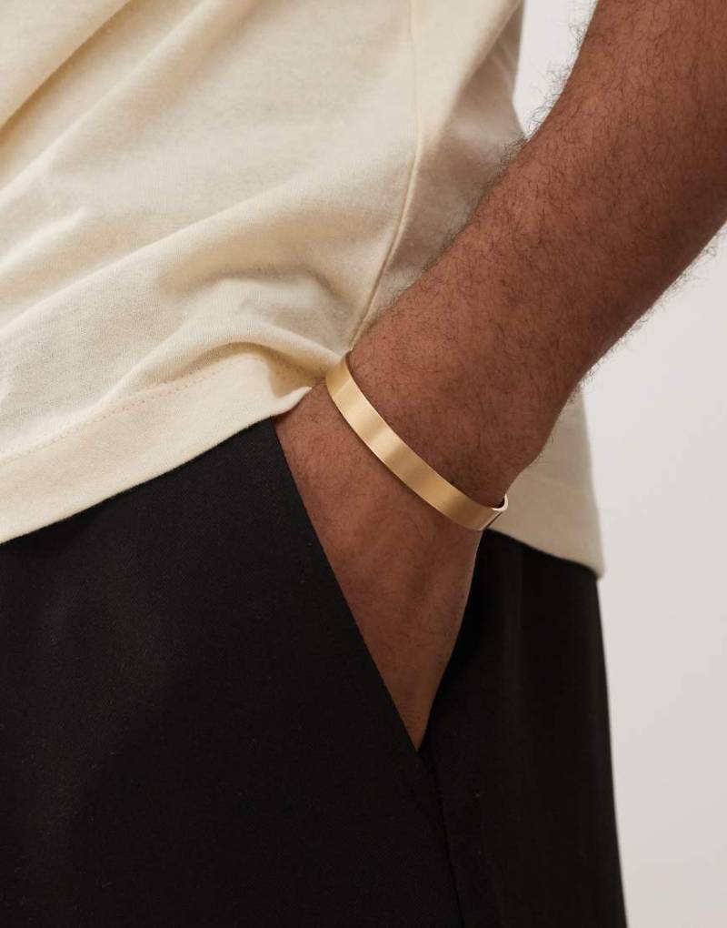 Faded Future - Klassischer Armreif in Goldoptik-Goldfarben von FADED FUTURE