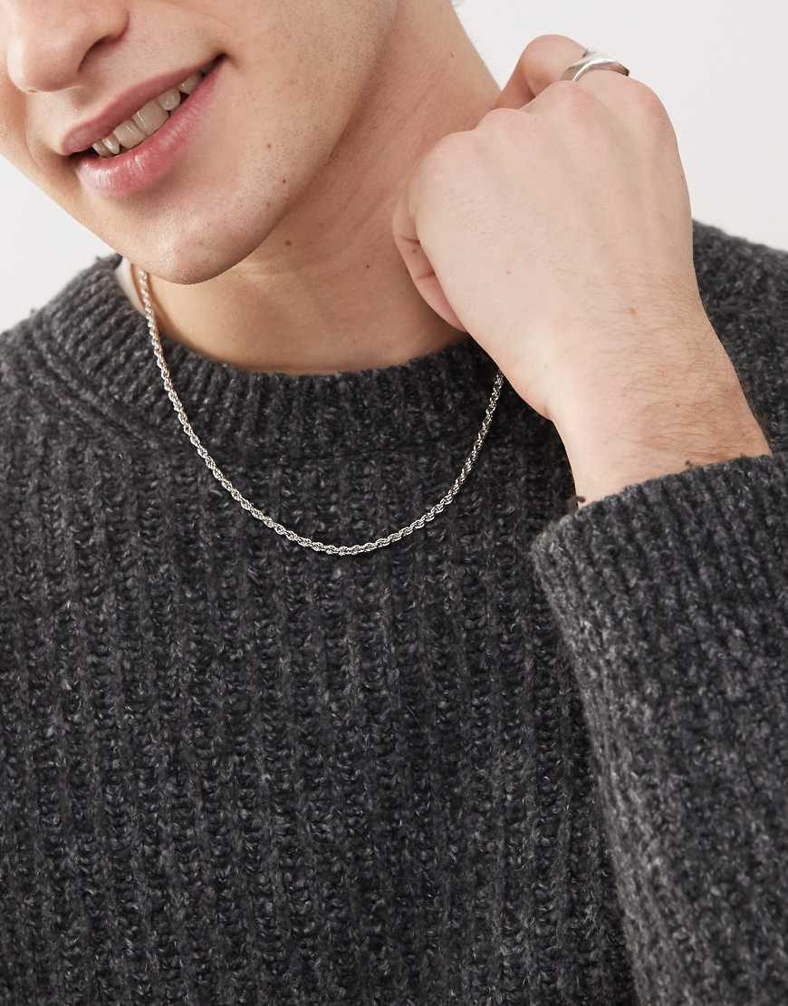 Faded Future - Kordelkette in Silberoptik von FADED FUTURE