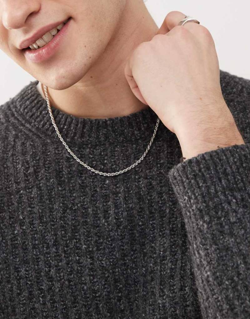 Faded Future - Kordelkette in Silberoptik von FADED FUTURE