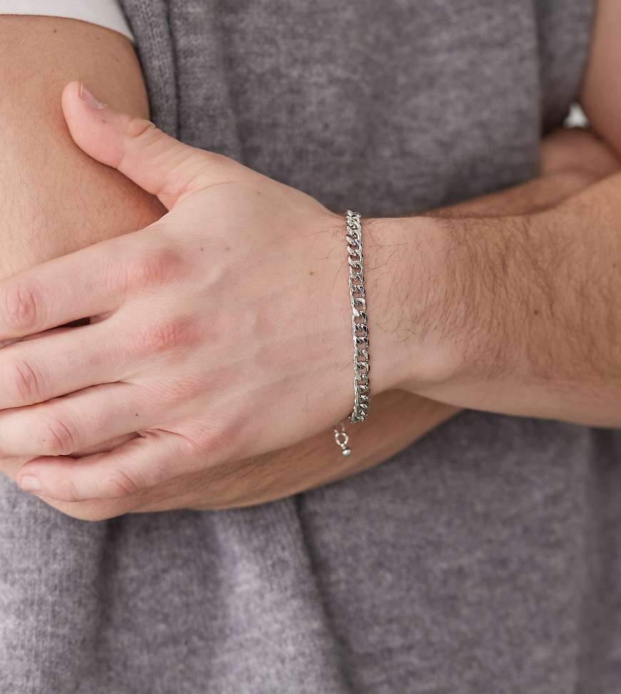 Faded Future - Silberfarbenes Gliederarmband von FADED FUTURE