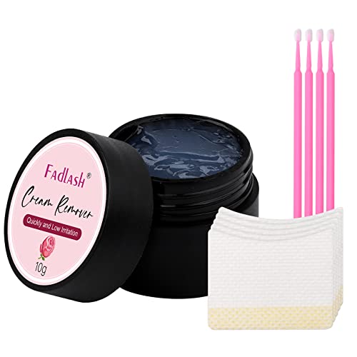 FADLASH Eyelash Extension Remover 10g Lash Extension Remover Dissolves Powerful for Lash Extensions Lash Glue Remover Low Irritation for Sensitive Skin(Rose) von FADLASH
