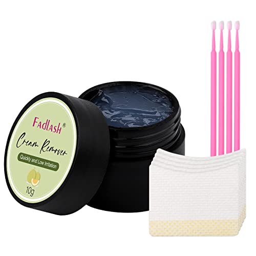 FADLASHE yelash Extension Remover 10g Cream Lash Extension Remover Dissolves Powerful Eyelash Glue Remover Low Irritation eyelash remover for lash extensions Lash Glue Remover for Sensitive Skin von FADLASH