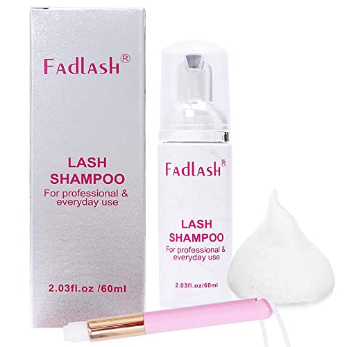 Wimpern Shampoo For Lashes Wimpernverlängerung Shampoo 60ml Wimpernschaum Cleanser Mit Einer Weichen Bürste Lashes Wimpernshampoo Eyelash Shampoo von FADLASH