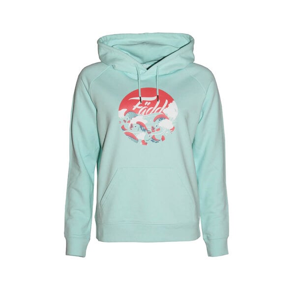 Damen Hoodie Sweatshirt aus Bio-Baumwolle "Fischteich" Blau von Fädd von FÄDD