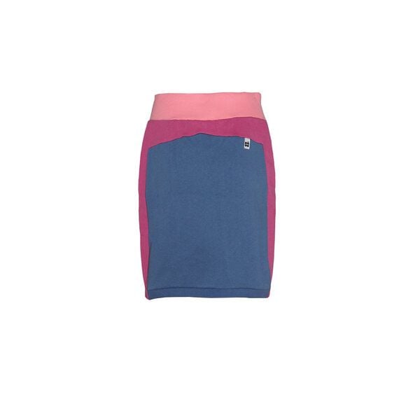 FÄDD Damen Rock aus Bio-Baumwolle und recyceltem Polyester in Blau und Grau von FÄDD