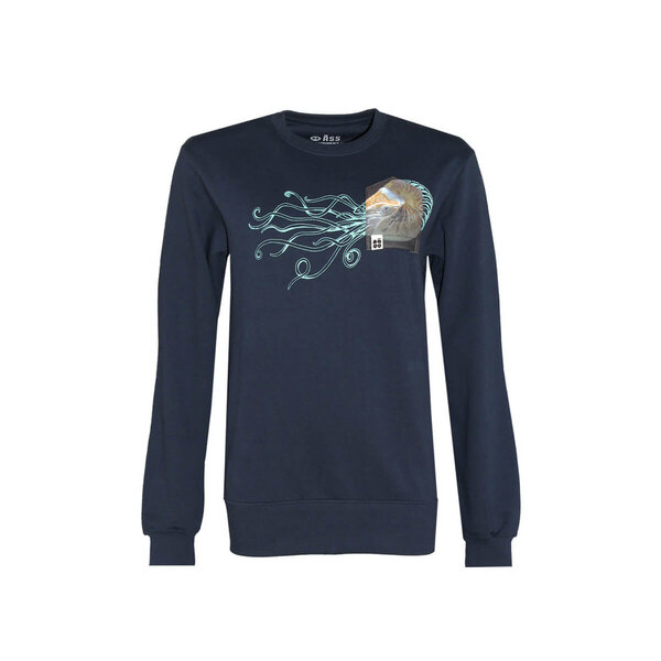 FÄDD Damen Sweatshirt Pullover aus Bio-Baumwolle "Nautilust BT" Blau von FÄDD