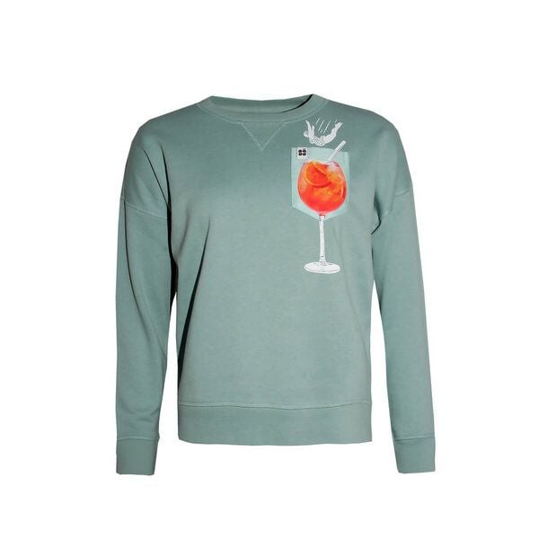 FÄDD Damen Sweatshirt Pullover aus Bio-Baumwolle "Spritz BT" Grün von FÄDD