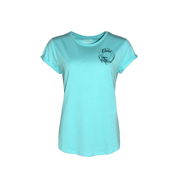 FÄDD Damen T-Shirt Rundhals aus Bio-Baumwolle "Koinardo" Türkis Blau FÄDD Damen T-Shirt Rundhals aus Bio-Baumwolle "Koinardo" Türkis Blau von FÄDD