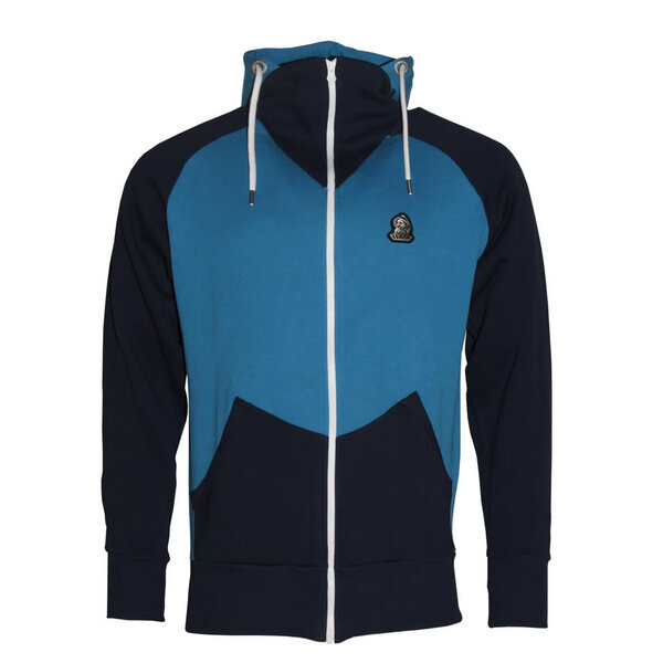 FÄDD Herren Sweatjacke Bio-Baumwolle "Troijer Z Heimat" Navy Blau & Blau von FÄDD