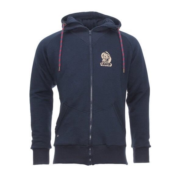 FÄDD Herren Sweatjacke aus Bio-Baumwolle "Troijer WZ Heimat" Navy Blau von FÄDD