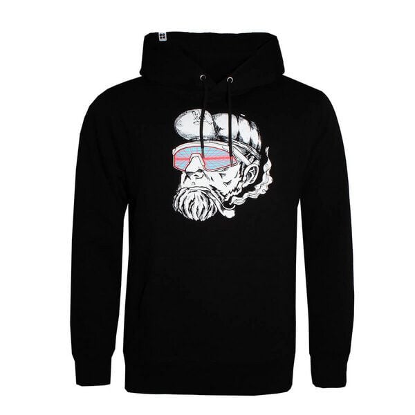 FÄDD Herren Sweatshirt Hoodie Bio-Baumwolle "Fläsch Hipster Hans" Schwarz von FÄDD