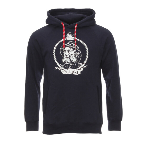 FÄDD Herren Sweatshirt Hoodie Bio-Baumwolle "Wrack Blanker Hans" Navy Blau von FÄDD