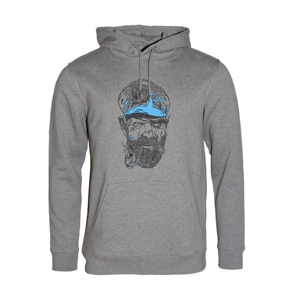 FÄDD Herren Sweatshirt Hoodie aus Bio-Baumwolle "Fluch der Förde" Grau von FÄDD