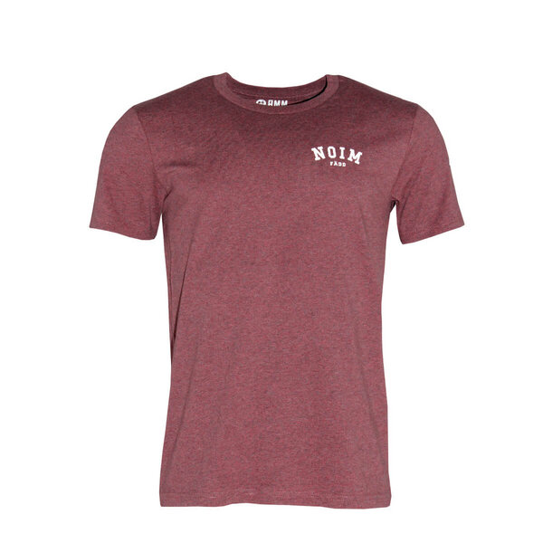 FÄDD Herren T-Shirt Bio-Baumwolle "NOIM Lüdd" und "NOIM Digg" Blau und Rot von FÄDD