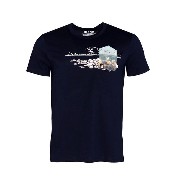 FÄDD Herren T-Shirt Rundhals aus Bio-Baumwolle "Mole BT" Navy Blau von FÄDD