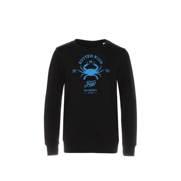 FÄDD Kinder Sweatshirt Pullover Biobaumwolle & recyceltem Polyester Schwarz von FÄDD