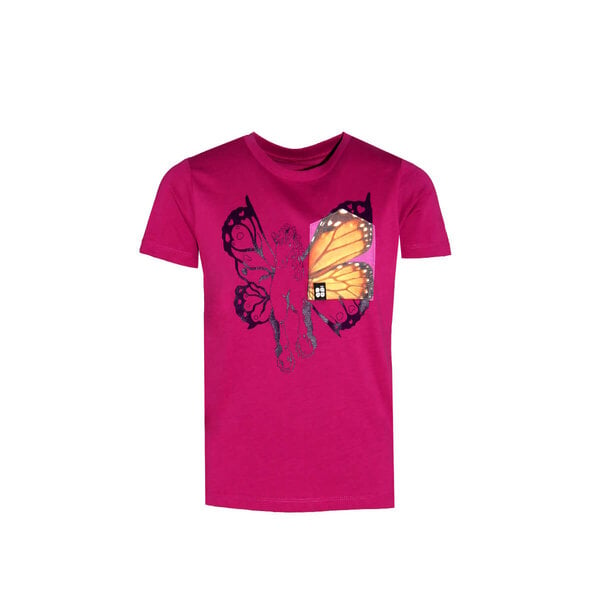 FÄDD Kinder T-Shirt Rundhals aus Bio-Baumwolle "Pegasus BT" Pink von FÄDD