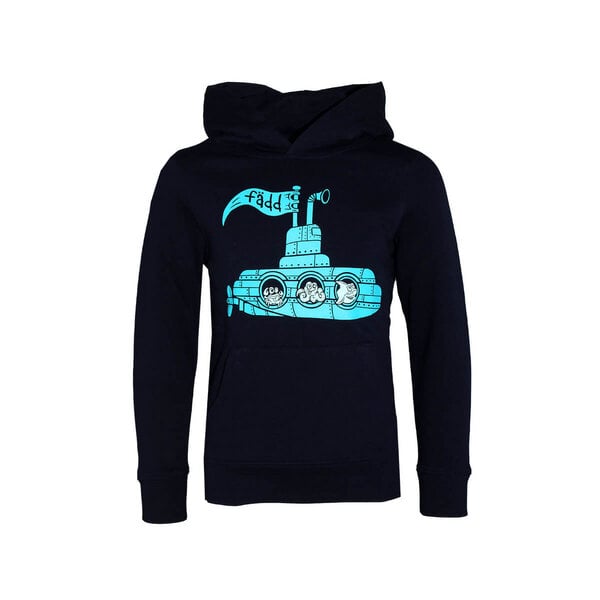 FÄDD Kinder Unisex Hoodie Bio-Baumwolle "Untergegluggert" in Navy Schwarz von FÄDD