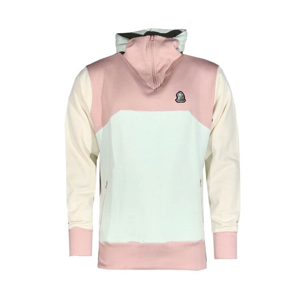 FÄDD Unisex Sweatjacke aus Bio-Baumwolle "Troijer VZ Heimat" Grün Pink von FÄDD