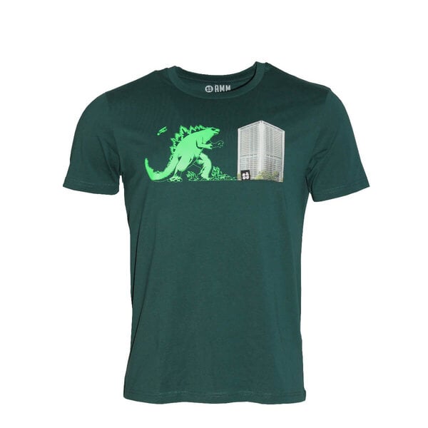 Herren T-Shirt Rundhals aus Bio-Baumwolle "Kaiju BT" Grün von Fädd von FÄDD