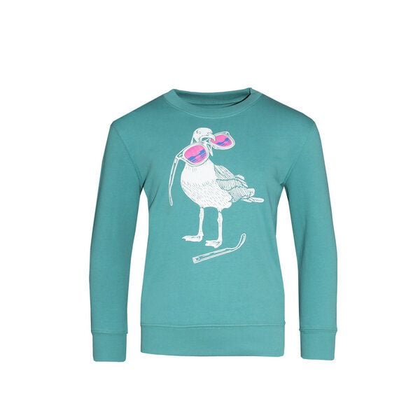 Kinder Sweatshirt Pullover Biobaumwolle "Hippster Haps" Grün von Fädd von FÄDD