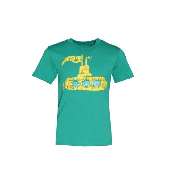 Kinder T-Shirt Rundhals aus Bio-Baumwolle "Untergegluggert" Grün Fädd von FÄDD