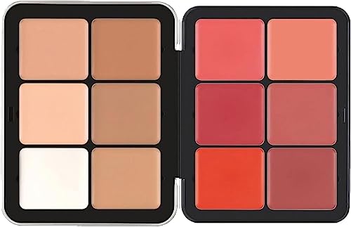 Carla Secret Concealer Palette Makeup, Cream Blush Palette, Long-Wearing Full Coverage Makeup für makellose Haut (#3) von FAFOUR