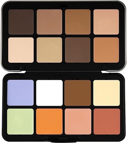 Carla Secret Concealer Palette Makeup, Cream Blush Palette, Long-Wearing Full Coverage Makeup für makellose Haut (#4) von FAFOUR