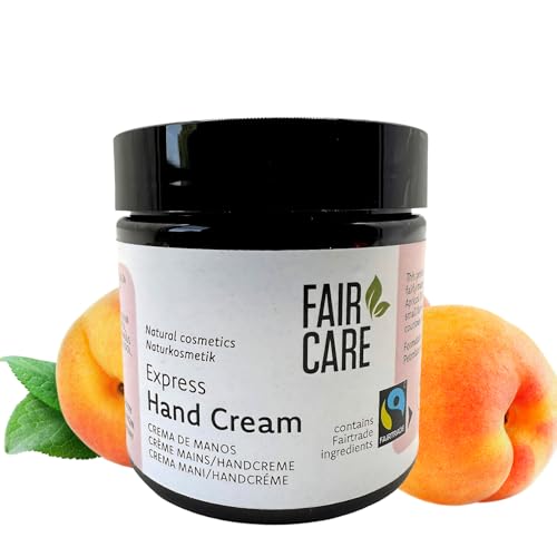 FAIR CARE Handcreme Aprikose 100ml - Express Hautpflege mit Fairtrade-Zutaten - nachhaltige Handpflege FAIR CARE Handcreme Aprikose 100ml - Express Hautpflege mit Fairtrade-Zutaten - nachhaltige Handpflege von FAIR CARE