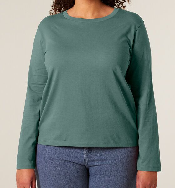FAIRTICKEN BASICS Damen Basic Longsleeve Shirt aus 100% Bio-Baumwolle von FAIRTICKEN BASICS