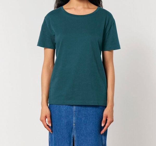 FAIRTICKEN BASICS Damen Basic Rundhals T-Shirt aus 100% Bio-Baumwolle von FAIRTICKEN BASICS