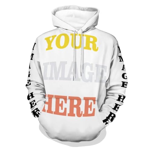 FAIRWHALE Customizable Unisex Hoodie DIY Print Photo Hoodies 3D Printing Design Your Own Personalized von FAIRWHALE