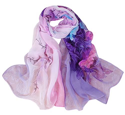 FAIRYGATE Bandana Damen Chiffon Stola Schal Festliche Langschal für Abendkleid oder Brautkleid A4524 von FAIRYGATE