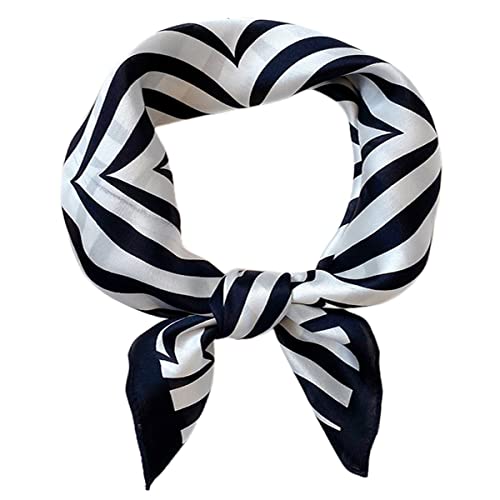 FAIRYGATE Damen Halstücher Business Schal Tuch Kopftuch Quadrat Bandana Halstuch Seidentuch Drucken Tuch Seide Schals Kopftuch 94011 von FAIRYGATE