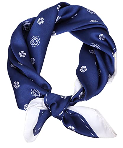 FAIRYGATE Seidenschal Damen Elegant Schal Blau Damen Bandana Seide Bunt Halstuch Damen Seide Seidentuch für Damen Muster Bandana Tuch perfekt für den Sommer DA2210 FAIRYGATE Seidenschal Damen Elegant Schal Blau Damen Bandana Seide Bunt Halstuch Damen Seide Seidentuch für Damen Muster Bandana Tuch perfekt für den Sommer DA2210 von FAIRYGATE