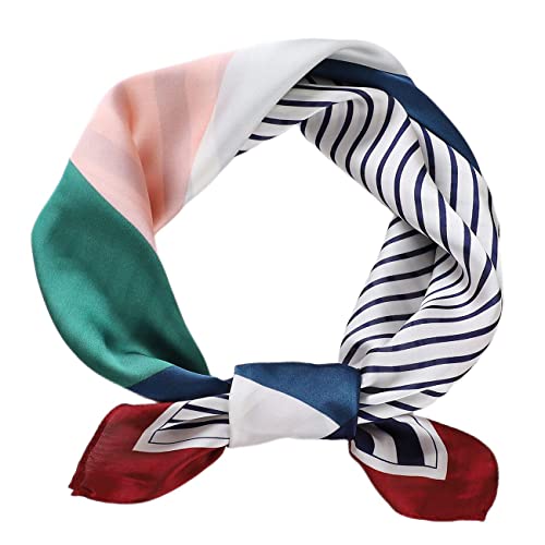 FAIRYGATE Halstuch Bandana Seidentuch Haare Seidenschal Damen Leicht Schal Seide Tuch Geschenk Schals & Tücher für Frauen 93023 von FAIRYGATE
