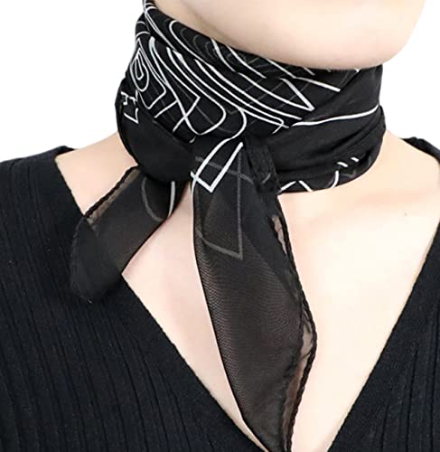 FAIRYGATE Chiffon Schal Damen Seidentuch Tücher mit hohem Seidenanteil Tuch Halstuch Kopftuch Damen Seidenschal Elegante Schals DA2922 von FAIRYGATE