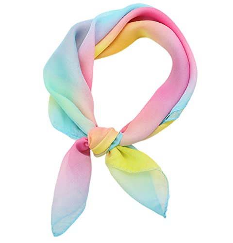 FAIRYGATE Chiffon Seidentücher Satin Bandana Seidentuch Halstuch Haartuch Vierecktuch Seide Damen Tuch Seiden Nickituch Tücher Hals Kopftuch Damen DA2624 von FAIRYGATE