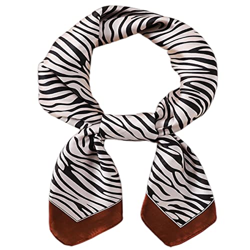 FAIRYGATE Damen Bandana Halstuch Seidentuch Drucken Tuch Schal Kopftuch Seide Multifunktion Unisex Biker 29018 von FAIRYGATE