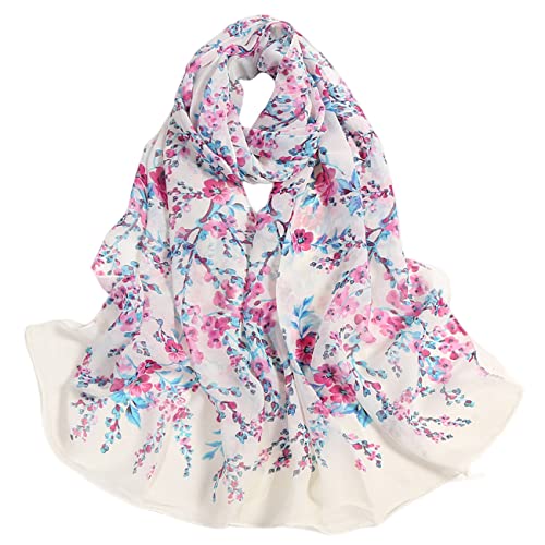 FAIRYGATE Damen Schal Chiffon Tuch Damen Schals Tücher Damen Winter Tuch Umschlagstuch Loop weicher Schlauchschal für Frühjahr Sommer Herbst und Winter A4414 von FAIRYGATE