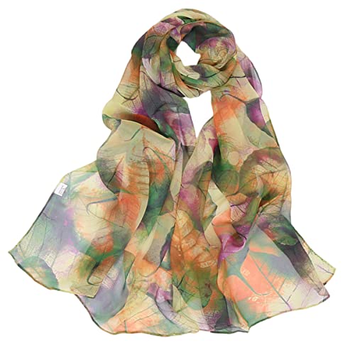 FAIRYGATE Damen Schal Georgette Stola Halstuch Sommerschals Für Abendkleid Hochzeit Seidenschal Chiffon Schal 50030 von FAIRYGATE