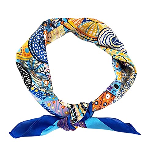 FAIRYGATE Damen Schal Kopftücher Halstuch Elegante Schal Frauen Elegant Seidenschal Business Seidentuch Scarf Bandana Taschentuch Ansatz Handgelenk Verpackungs (One size) 92009 von FAIRYGATE